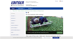 Desktop Screenshot of ebinger-gmbh.com